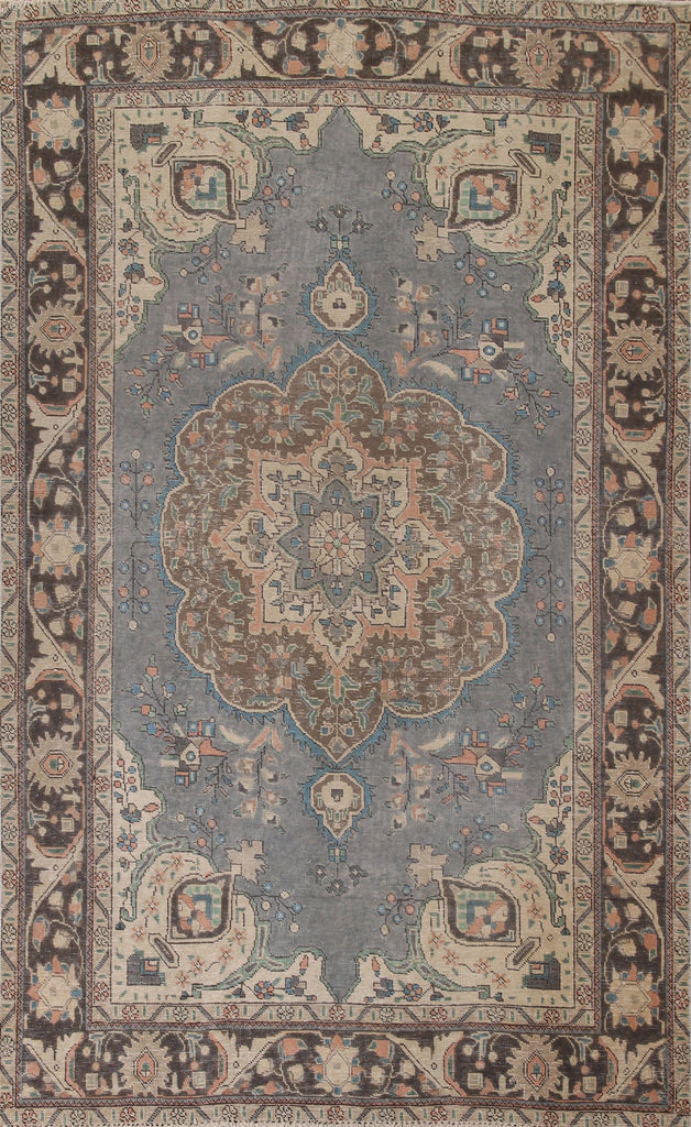 Over-Dyed Tabriz Persian Area Rug 6x10