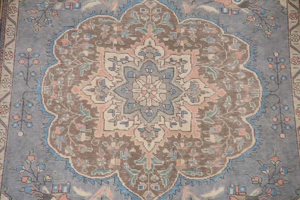 Over-Dyed Tabriz Persian Area Rug 6x10