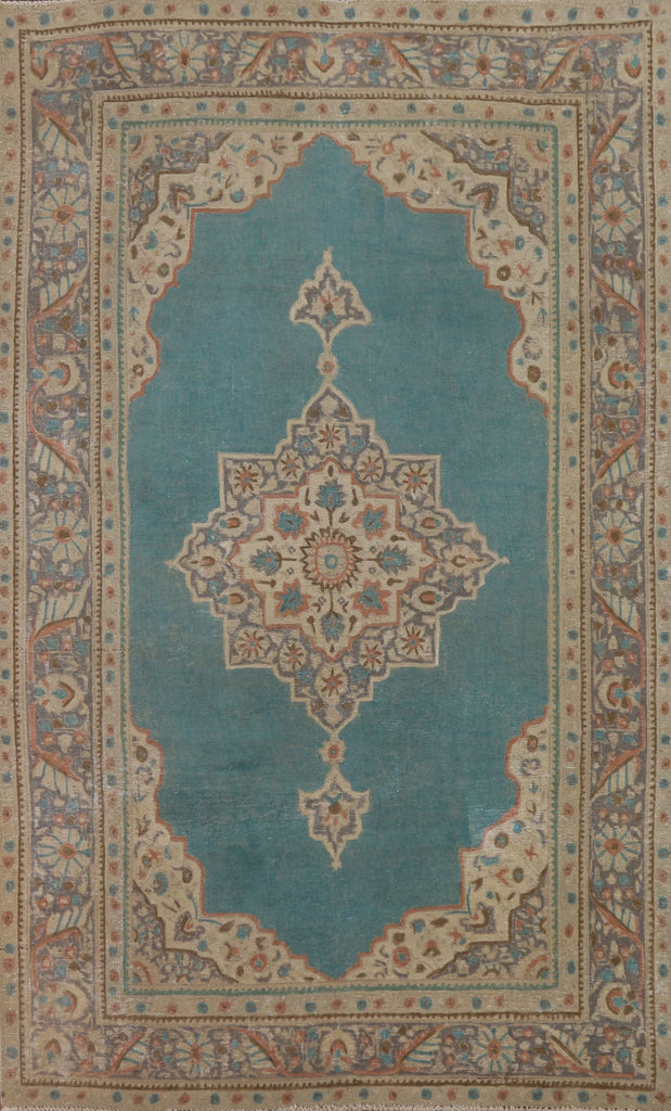 Over-Dyed Tabriz Persian Area Rug 7x9