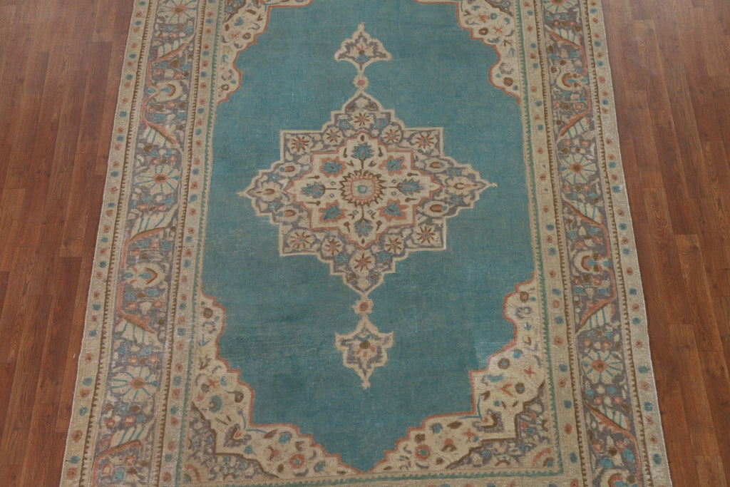 Over-Dyed Tabriz Persian Area Rug 7x9