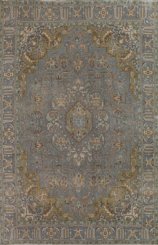 Over-Dyed Tabriz Persian Area Rug 10x13