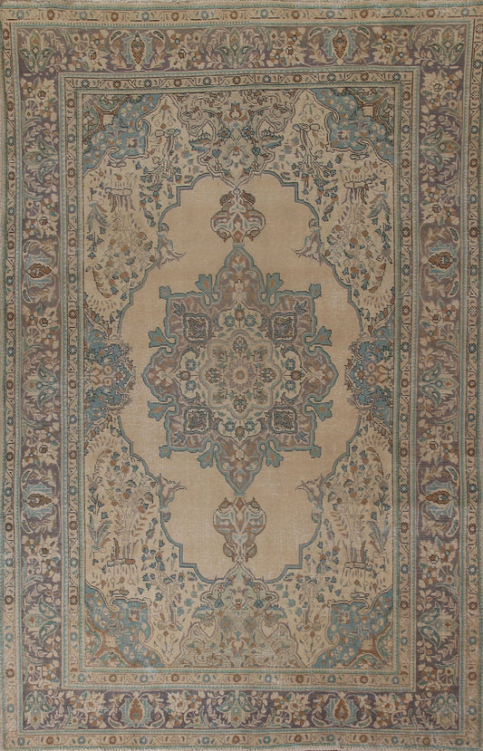 Handmade Wool Tabriz Persian Area Rug 8x11