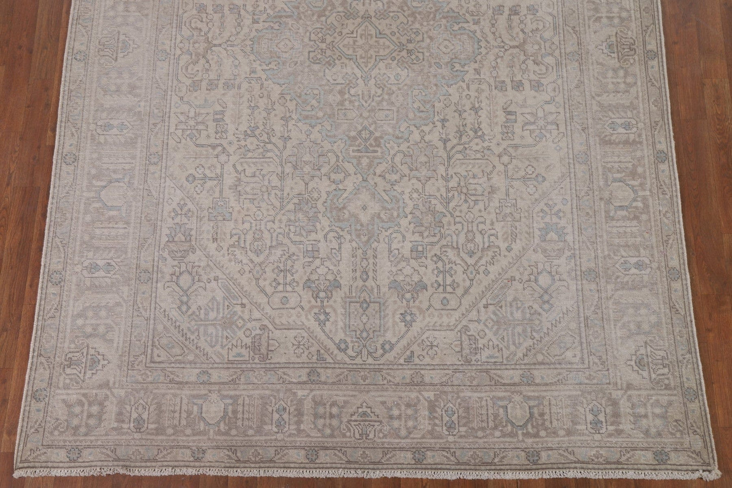 Distressed Tabriz Persian Area Rug 7x10