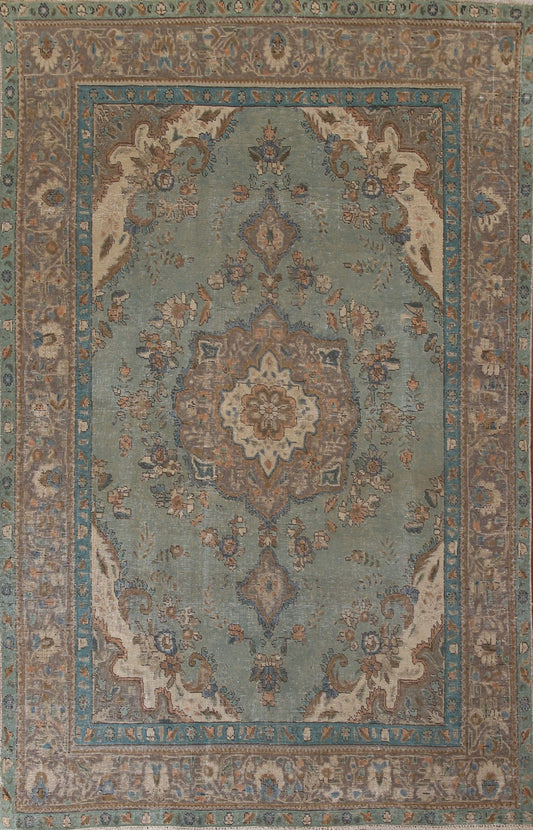 Over-Dyed Tabriz Persian Area Rug 7x10