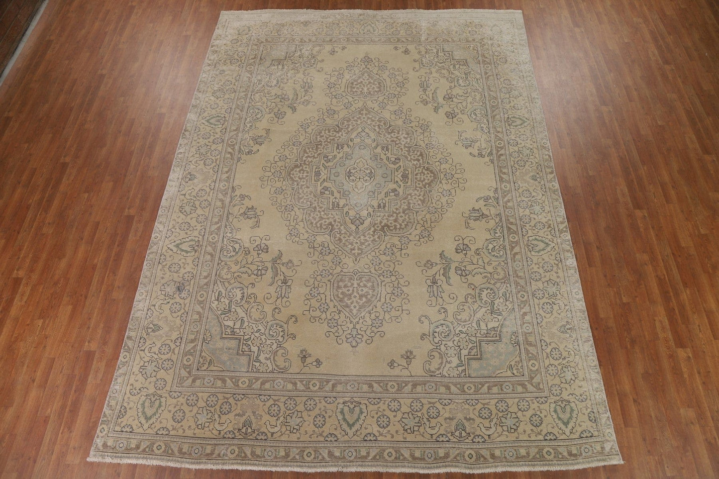 Distressed Tabriz Persian Area Rug 9x13