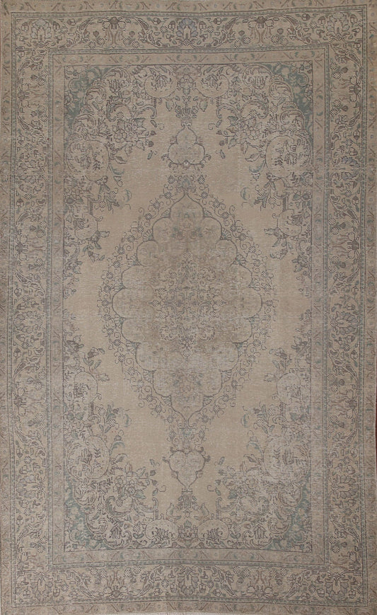 Handmade Wool Tabriz Persian Area Rug 7x10