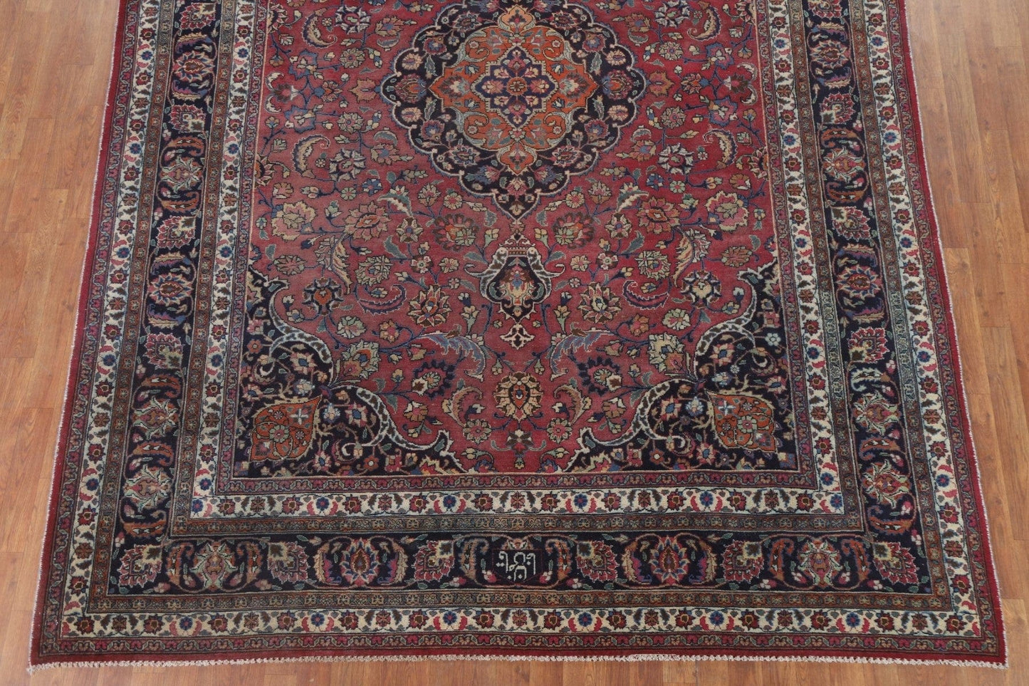 Traditional Mashad Persian Area Rug 8x11