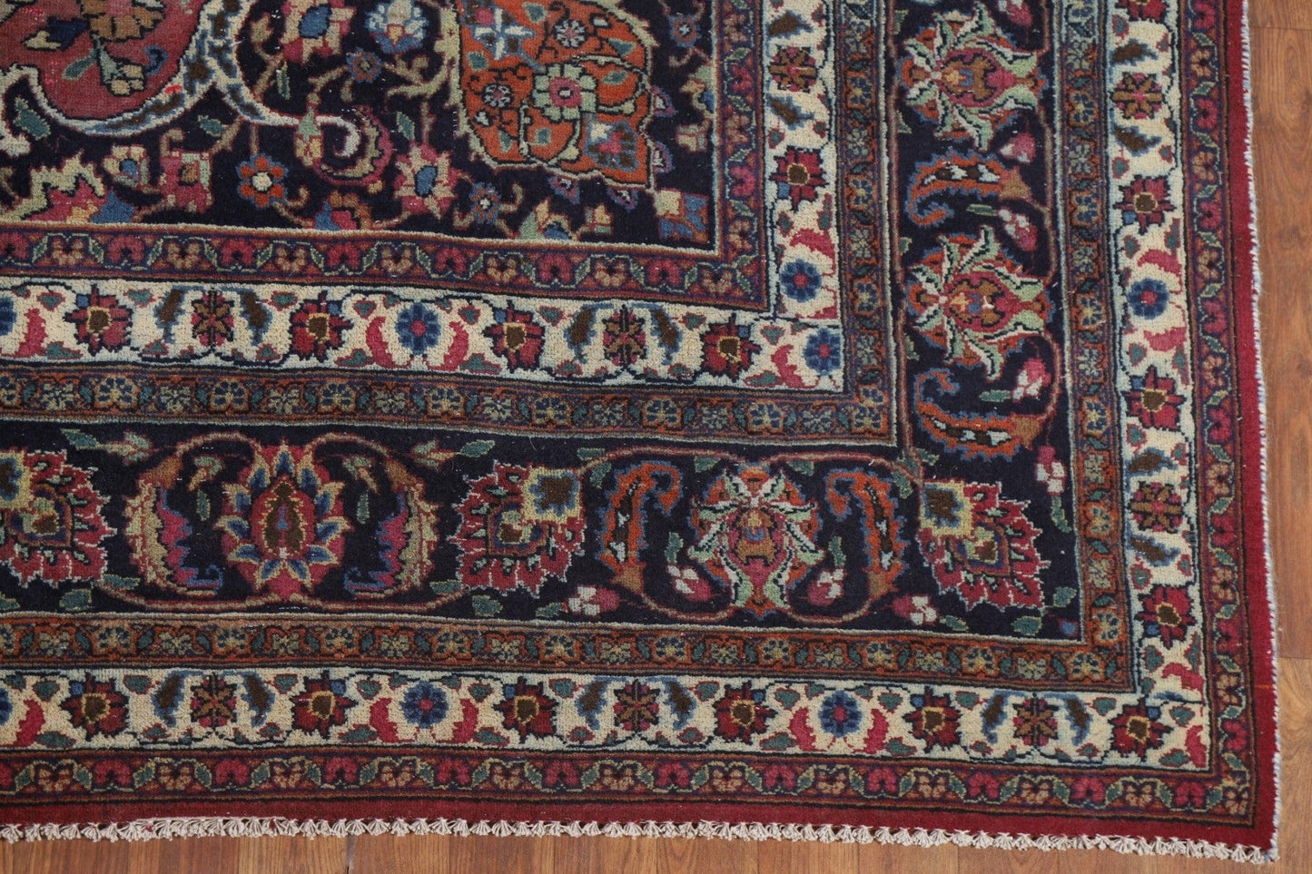 Traditional Mashad Persian Area Rug 8x11