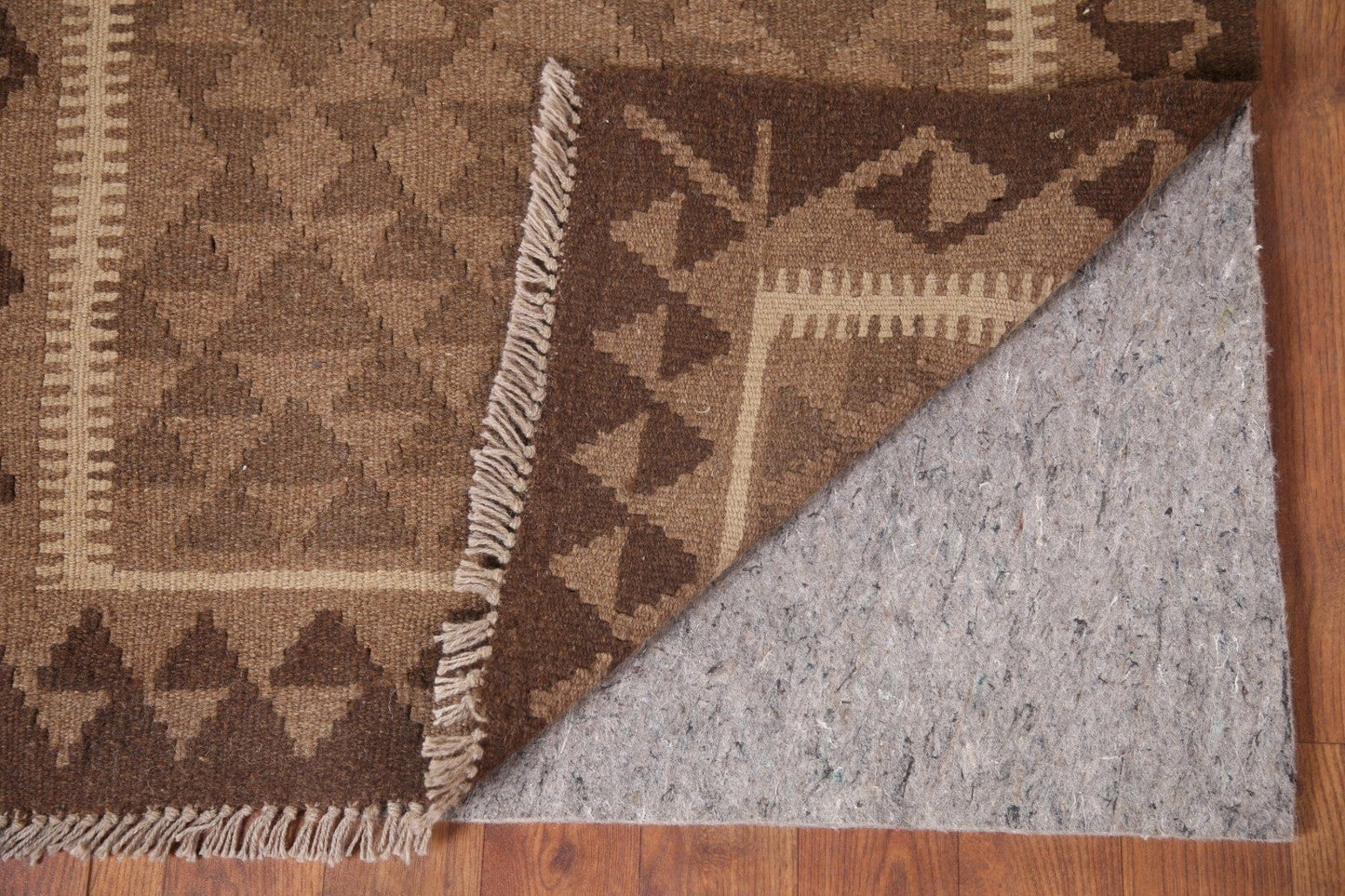 Reversible Wool Kilim Oriental Runner Rug 3x10