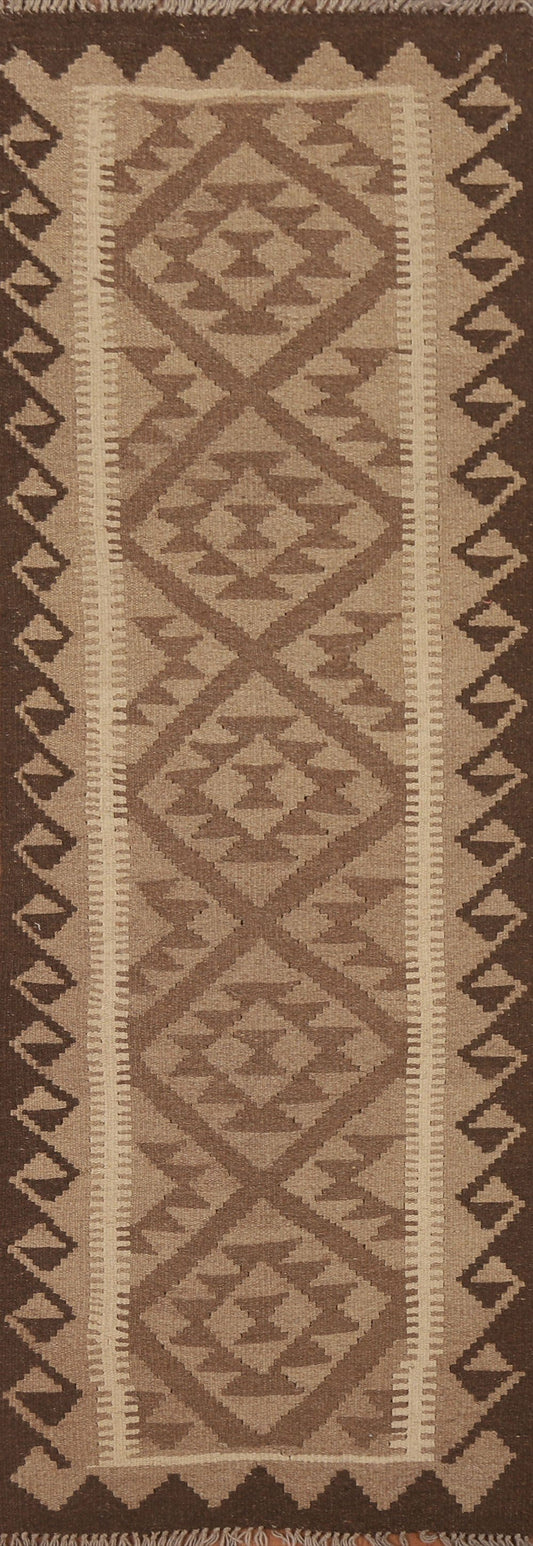 Geometric Kilim Runner Rug 2x6