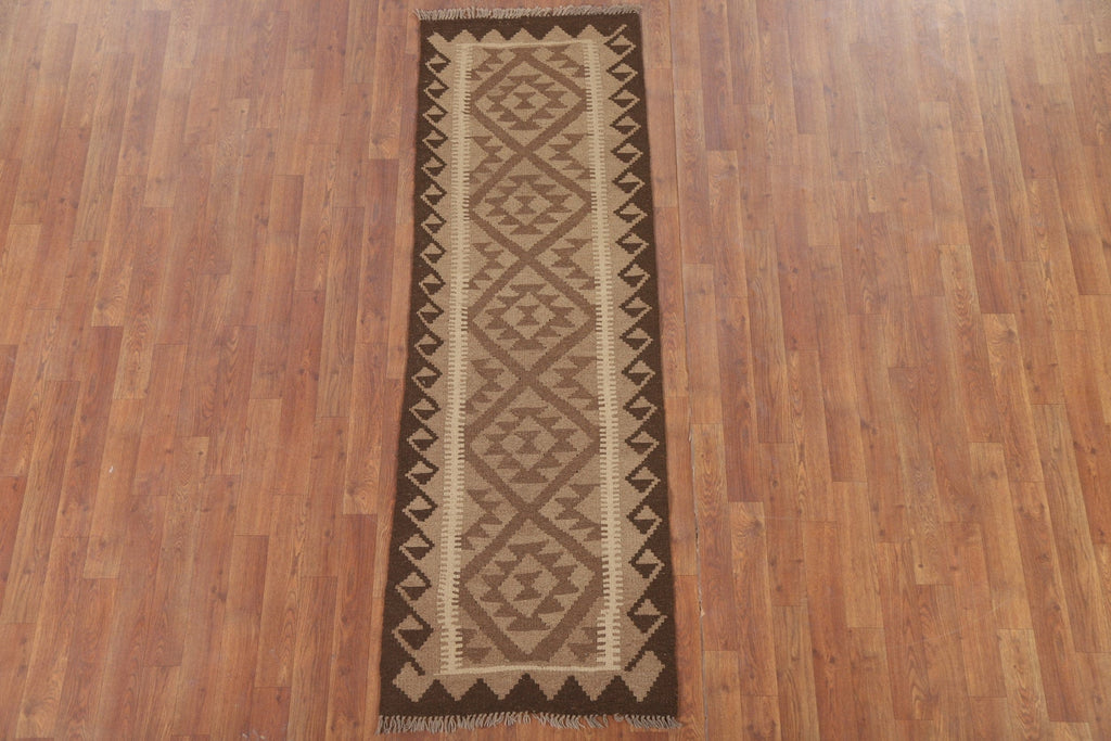 Geometric Kilim Runner Rug 2x6