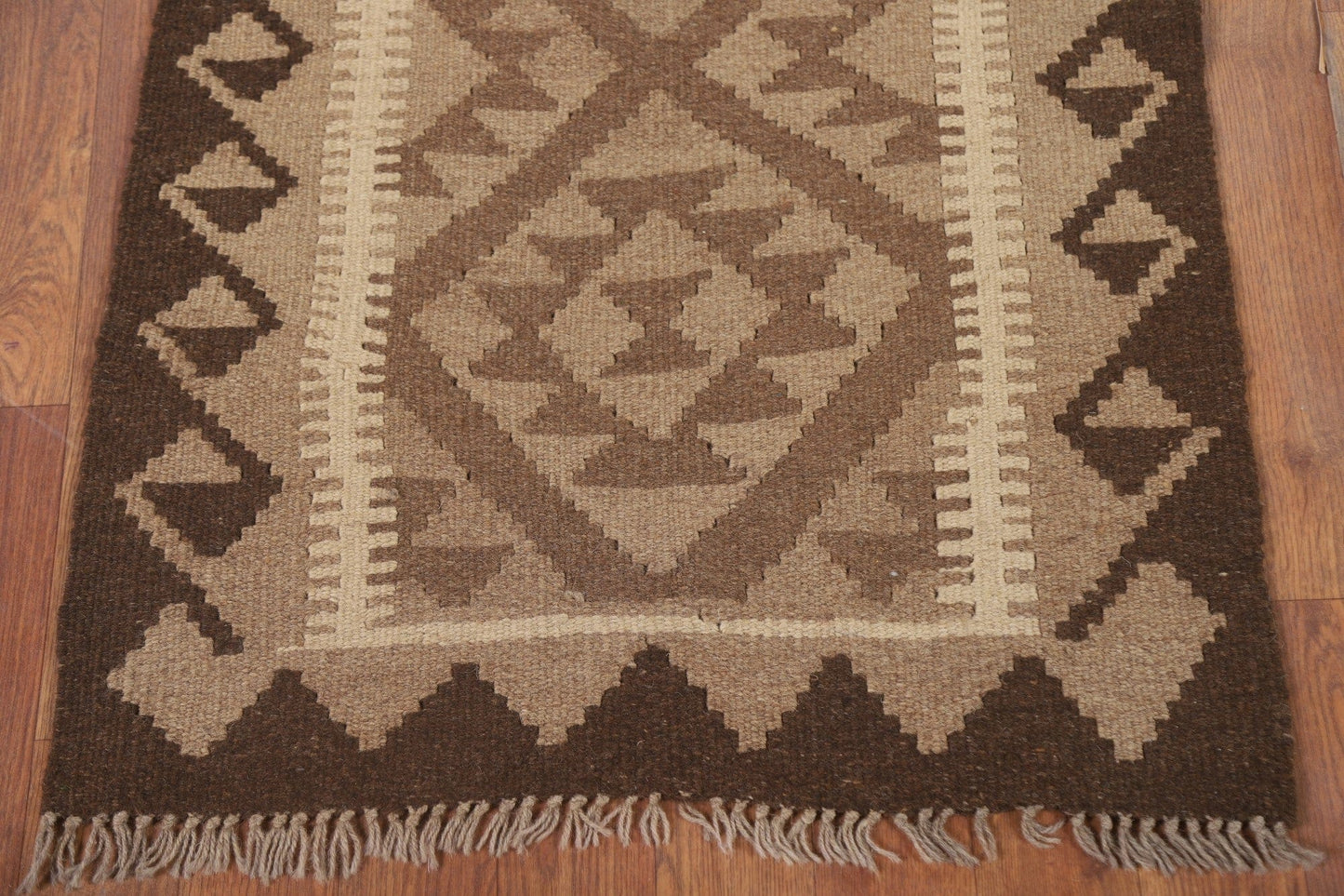 Geometric Kilim Runner Rug 2x6