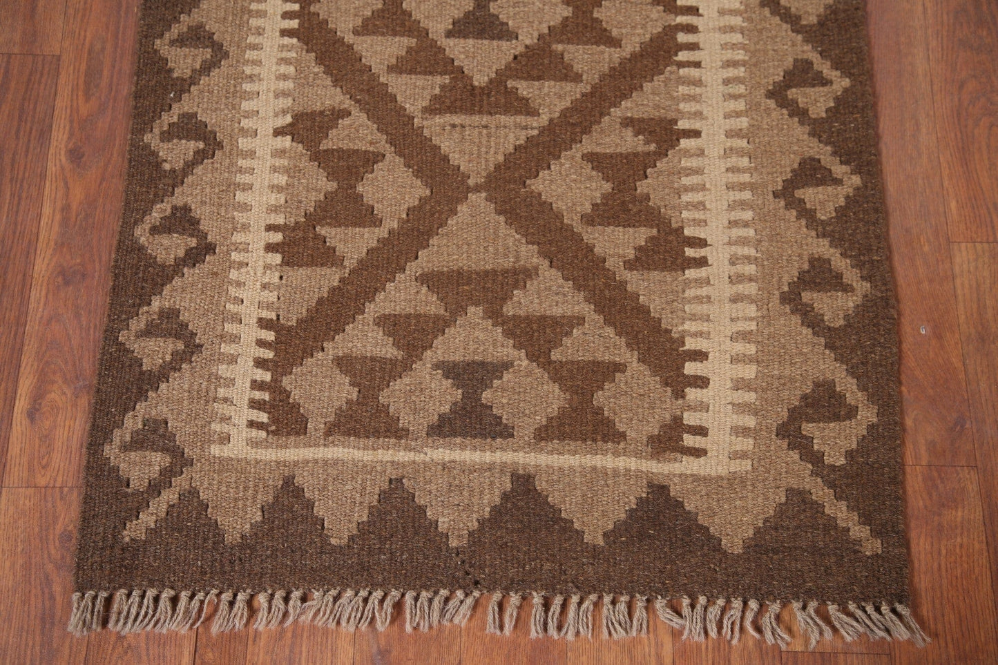 Kilim Geometric Runner Rug 2x7