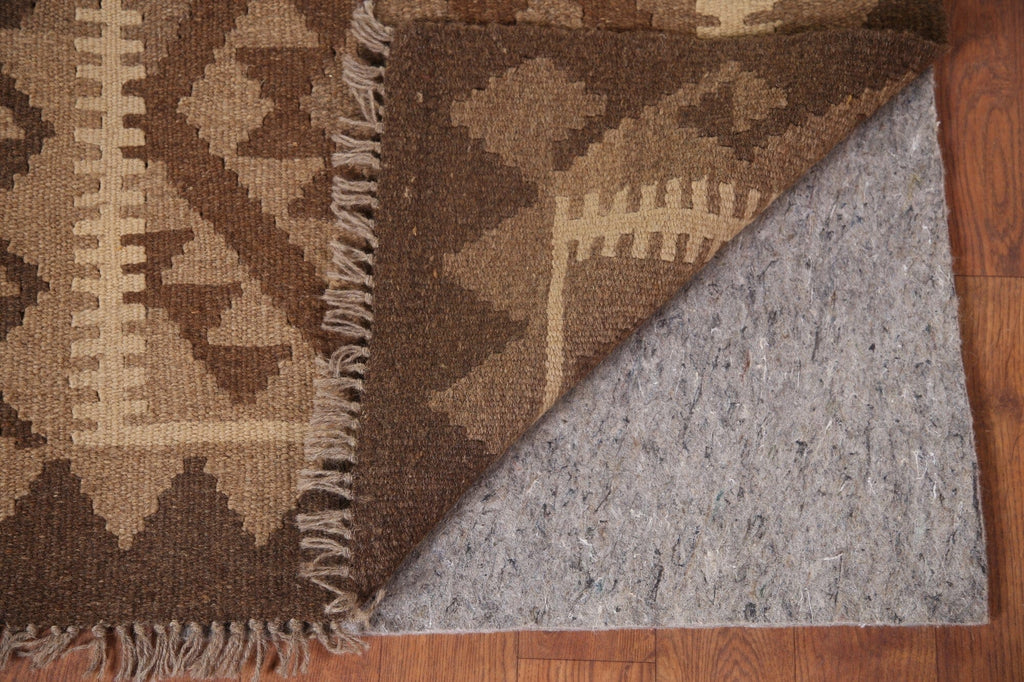 Kilim Reversible Wool Runner Rug 2x6