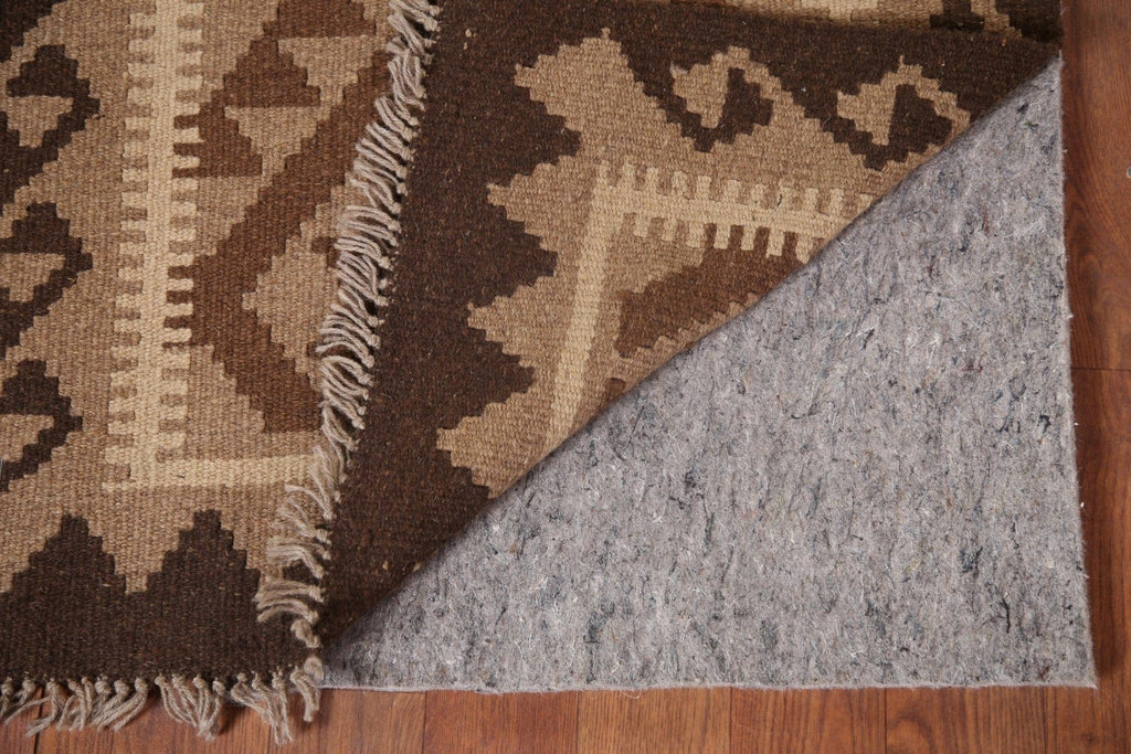 Kilim Reversible Wool Runner Rug 2x7