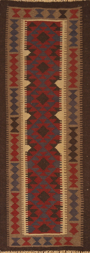 Geometric Kilim Oriental Runner Rug 2x6