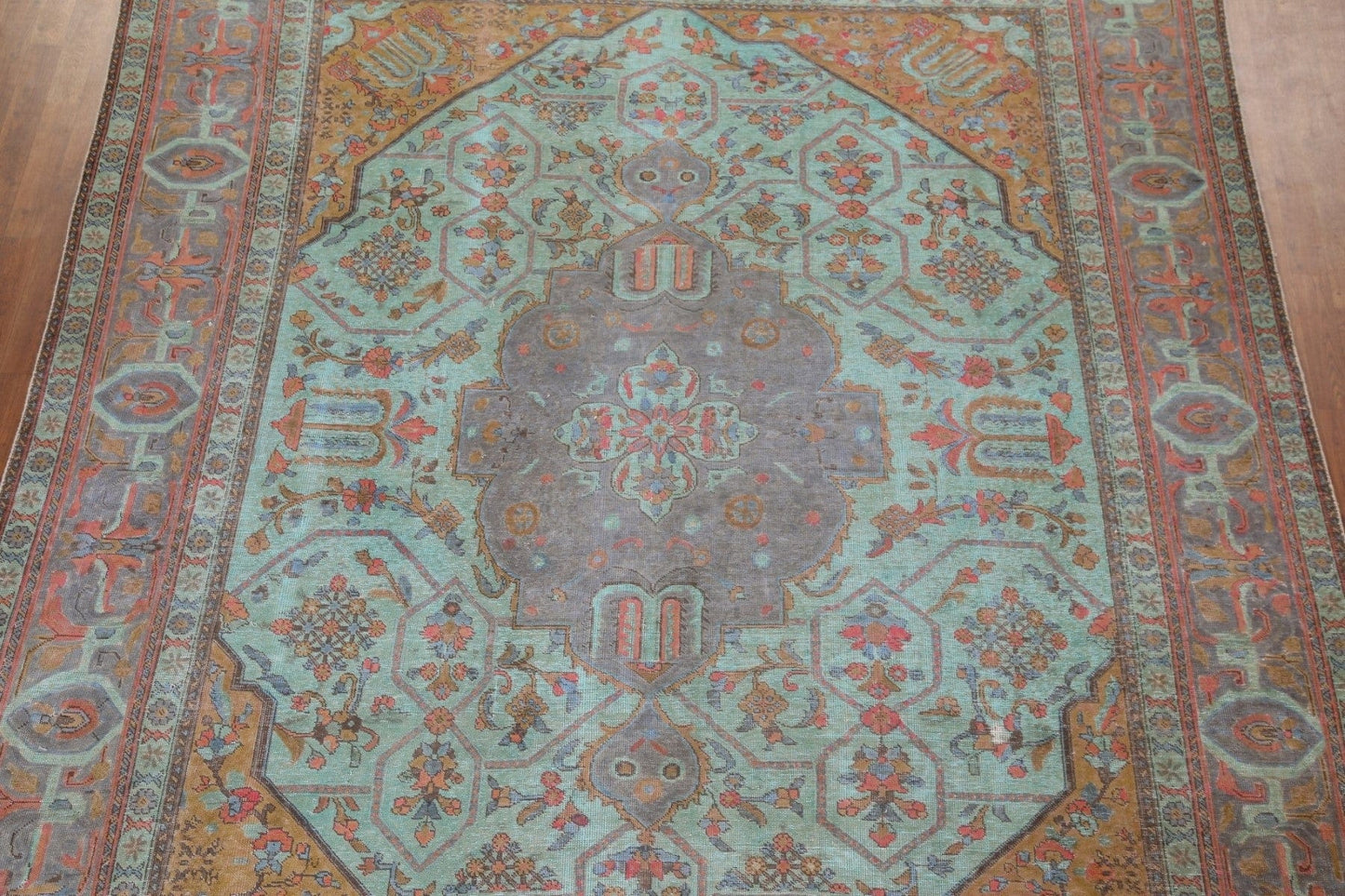 Over-Dyed Tabriz Persian Area Rug 10x12