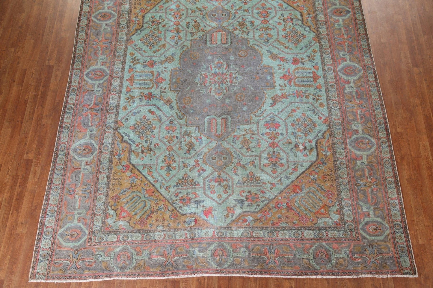 Over-Dyed Tabriz Persian Area Rug 10x12