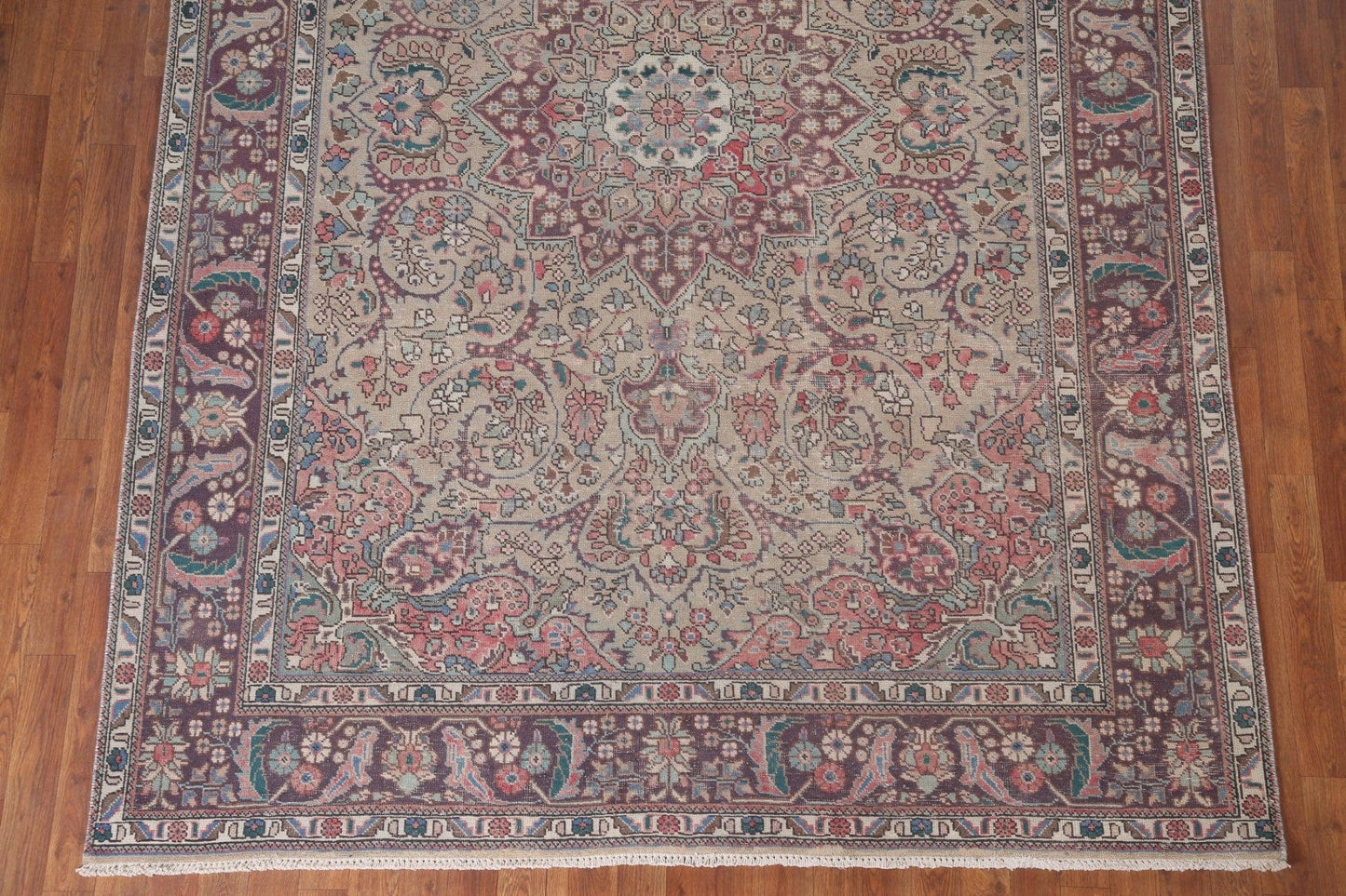 Vintage Tabriz Persian Area Rug 7x10