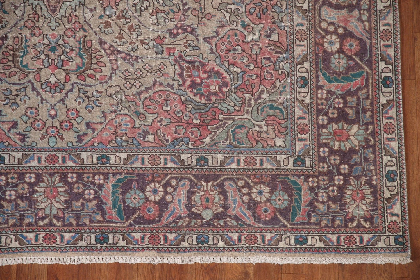 Vintage Tabriz Persian Area Rug 7x10