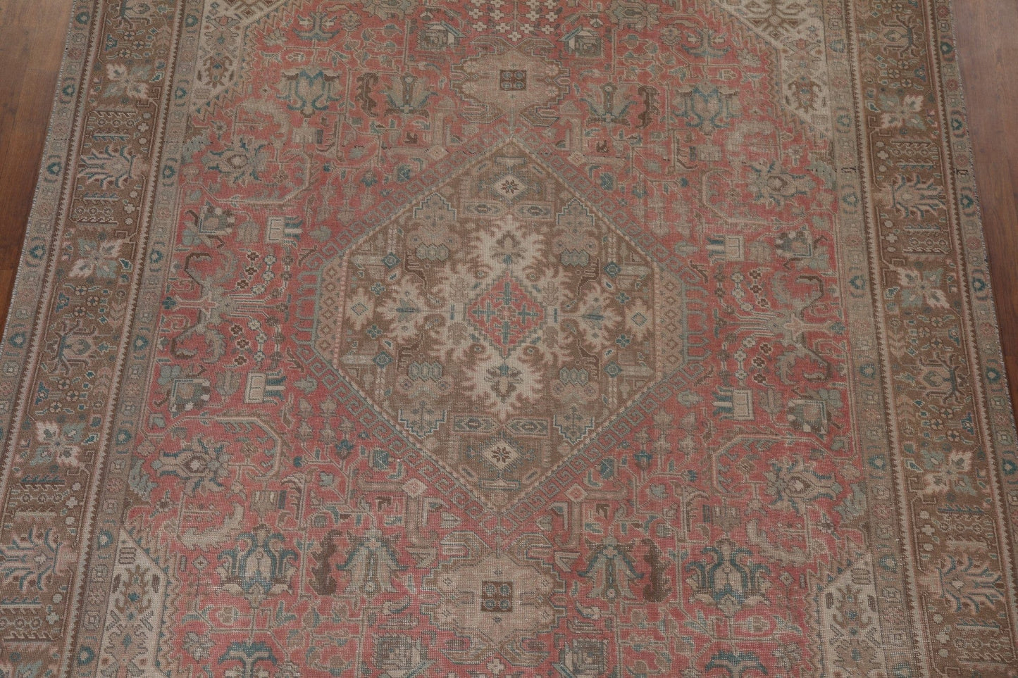 Distressed Tabriz Persian Area Rug 8x11