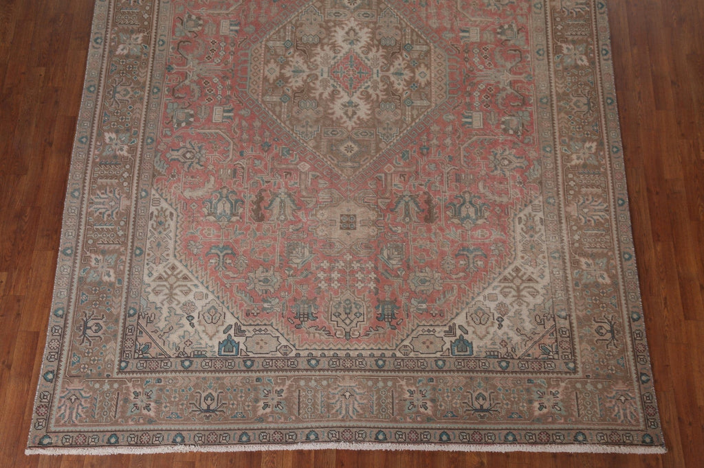 Distressed Tabriz Persian Area Rug 8x11