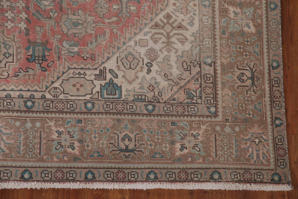 Distressed Tabriz Persian Area Rug 8x11