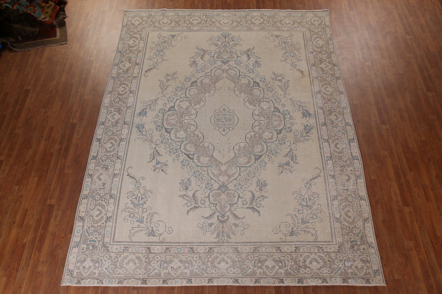 Distressed Tabriz Persian Area Rug 10x12