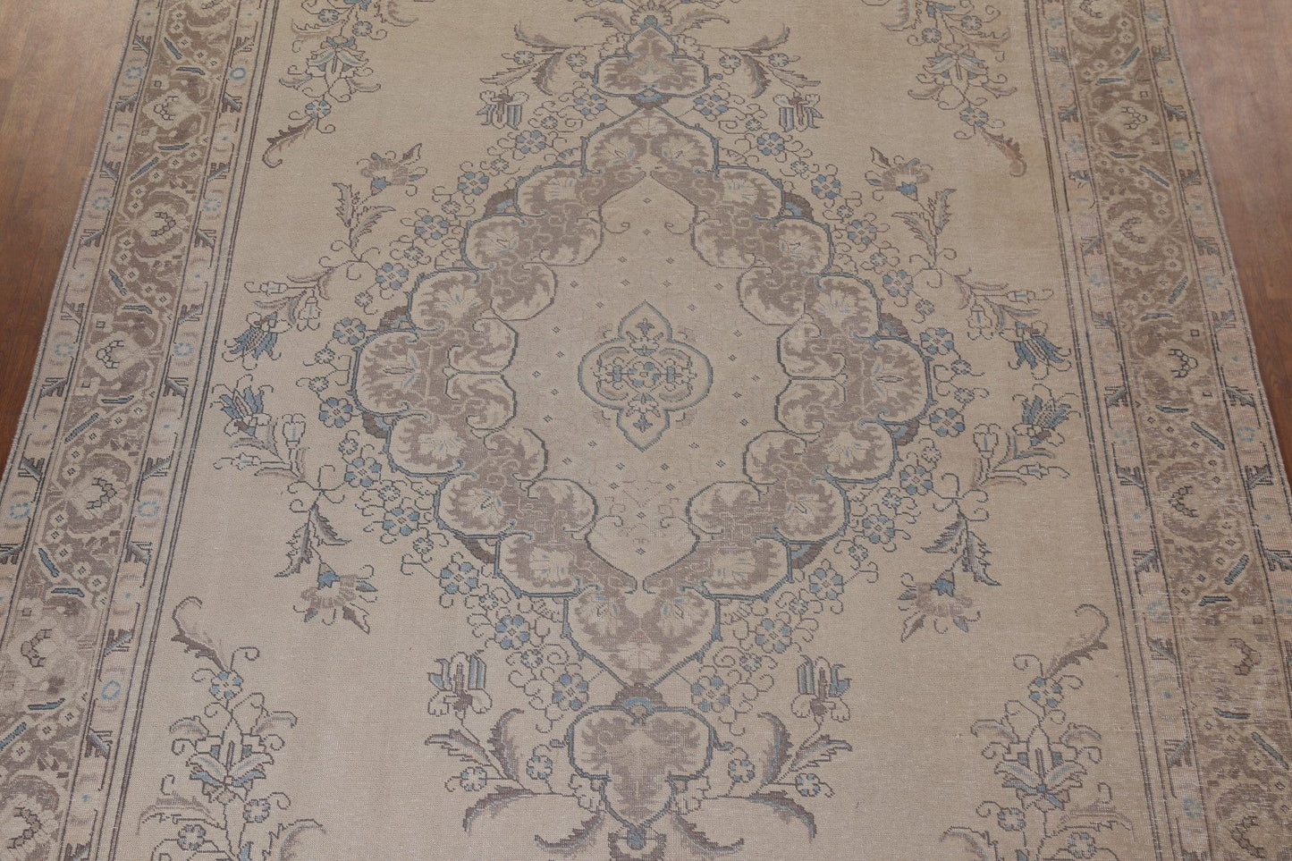 Distressed Tabriz Persian Area Rug 10x12