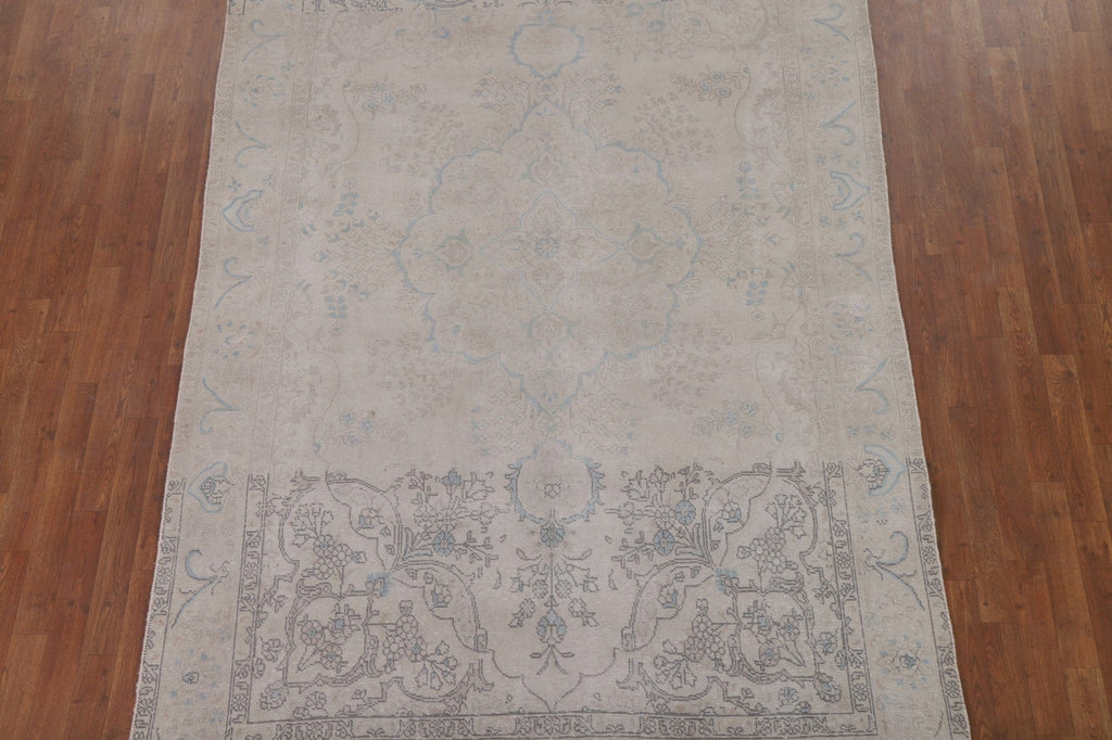 Distressed Tabriz Persian Area Rug 6x10