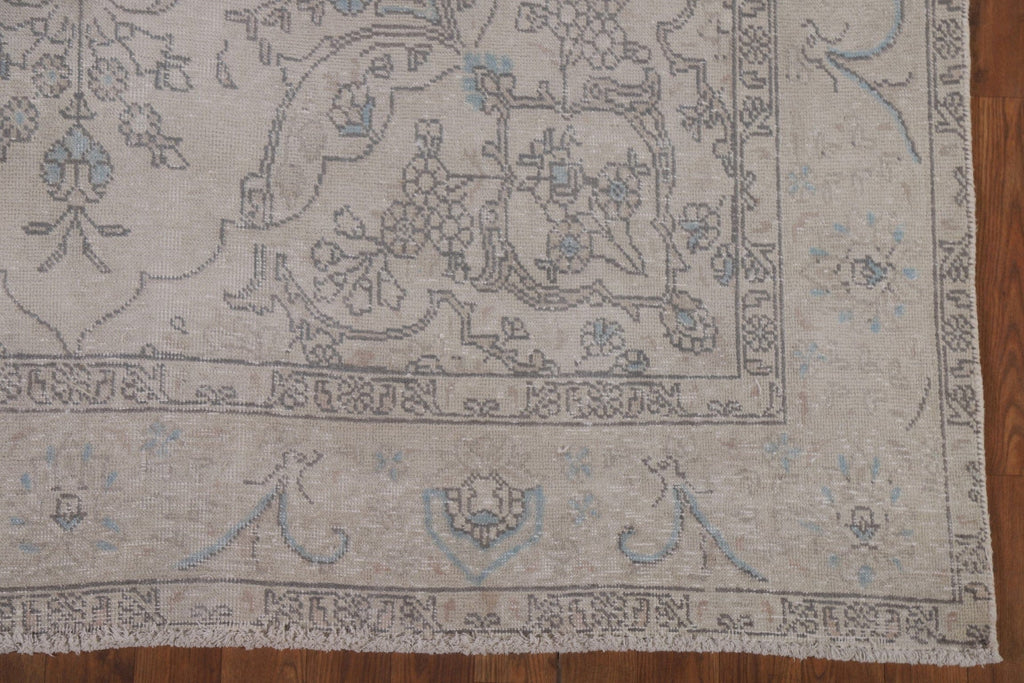 Distressed Tabriz Persian Area Rug 6x10