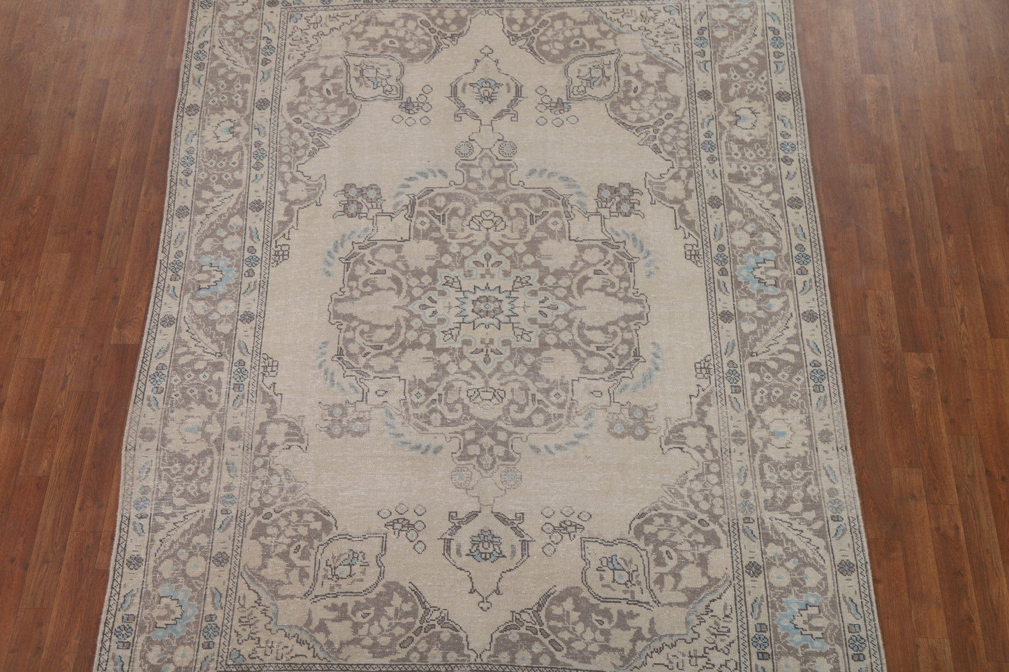 Handmade Wool Tabriz Persian Area Rug 7x9