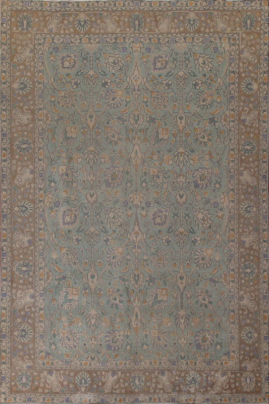 All-Over Floral Tabriz Persian Area Rug 8x11