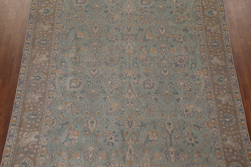 All-Over Floral Tabriz Persian Area Rug 8x11