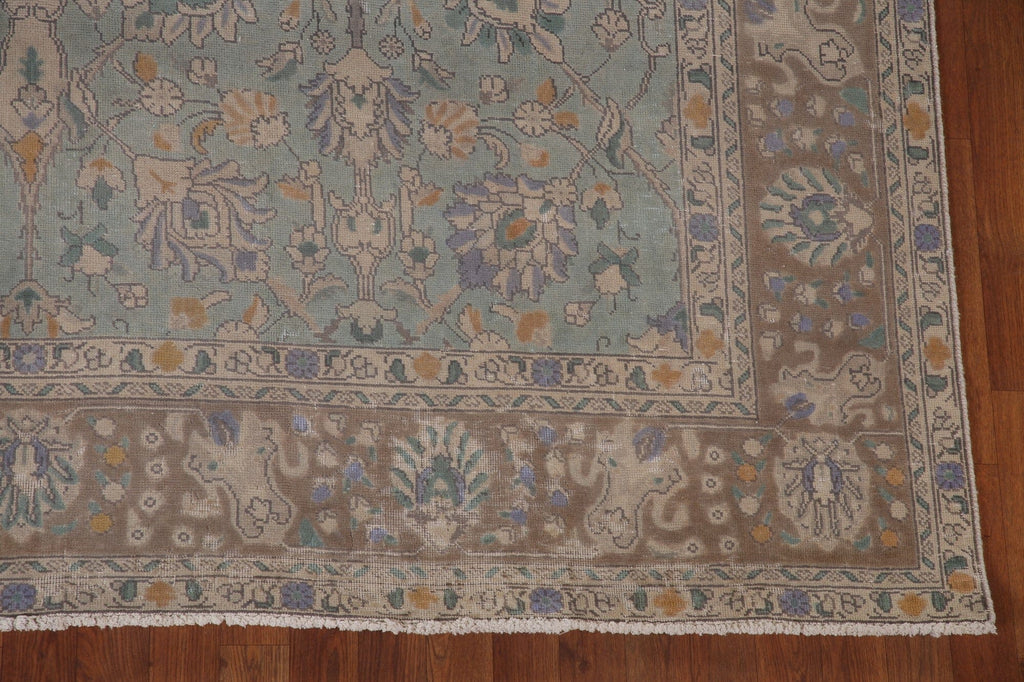 All-Over Floral Tabriz Persian Area Rug 8x11