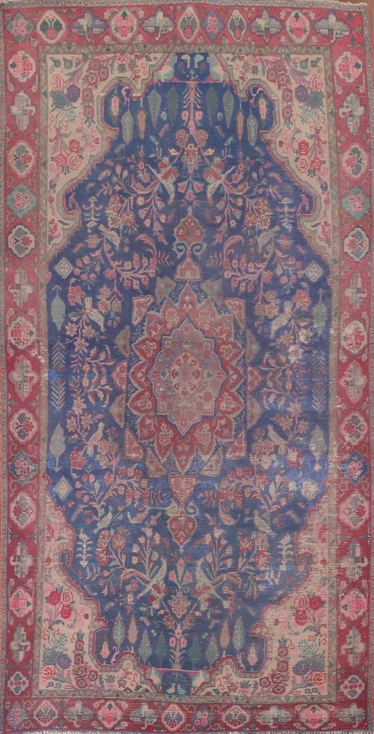 Blue Tabriz Persian Area Rug 6x11
