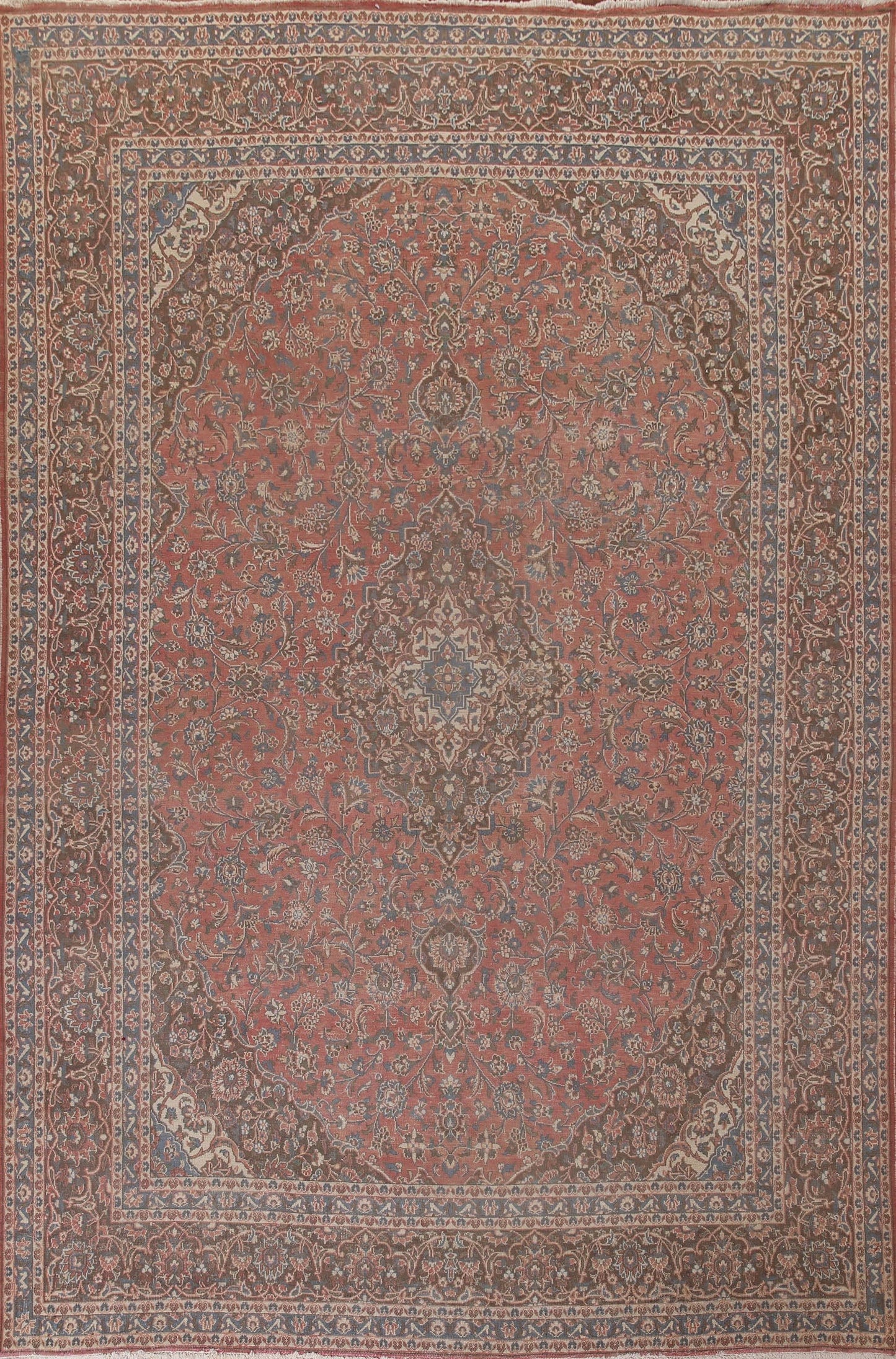 Traditional Kashan Persian Area Rug 9x13