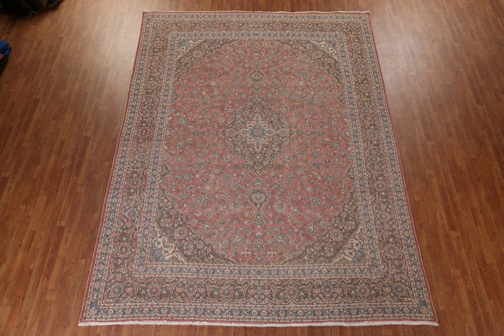 Traditional Kashan Persian Area Rug 9x13