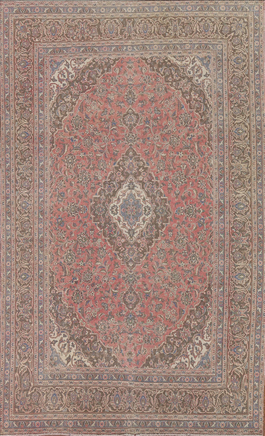 Traditional Kashan Persian Area Rug 8x11