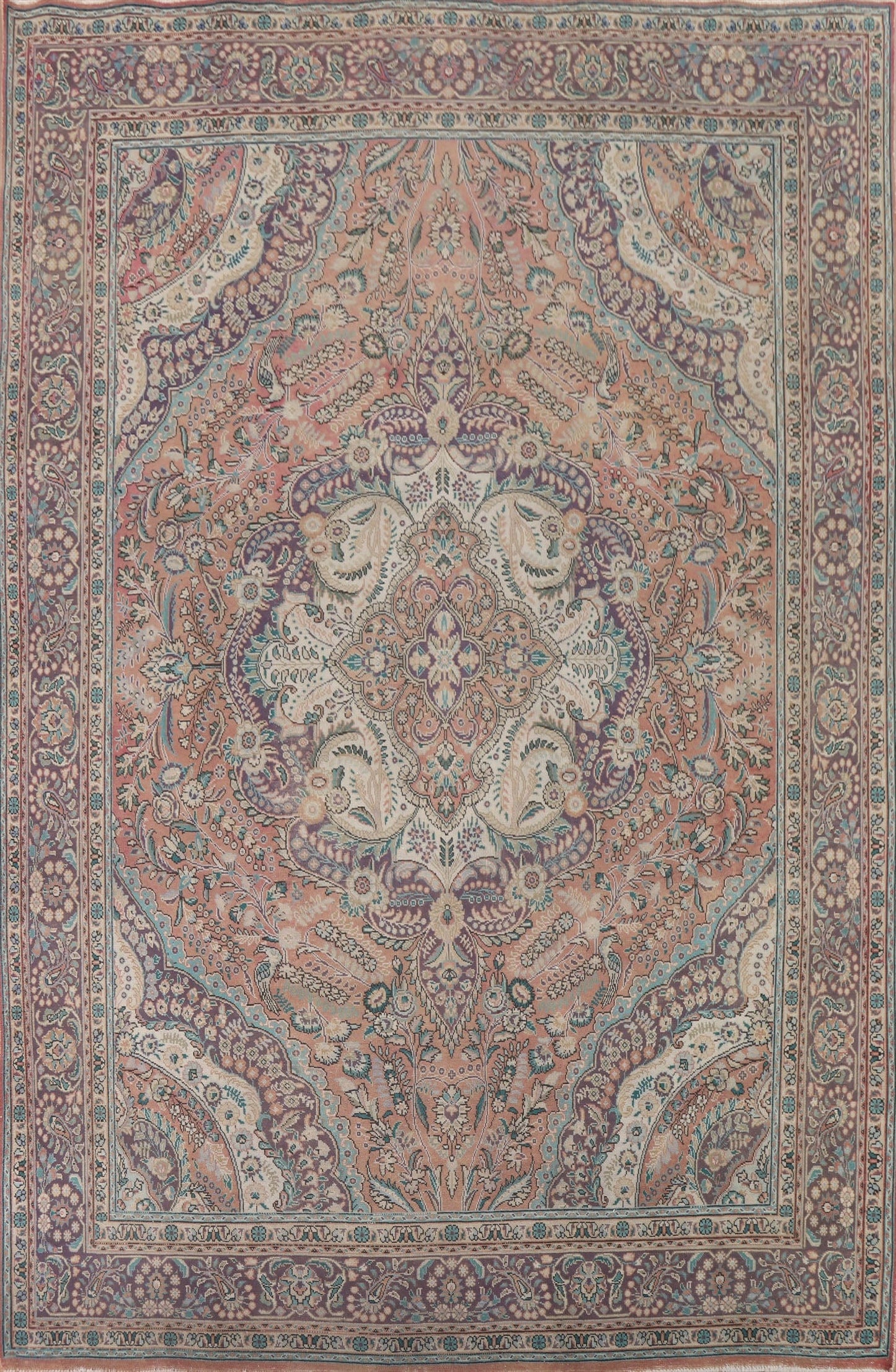 Vintage Tabriz Persian Area Rug 10x12