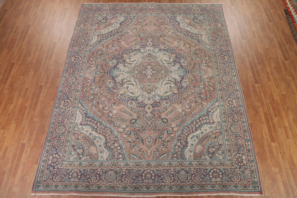 Vintage Tabriz Persian Area Rug 10x12