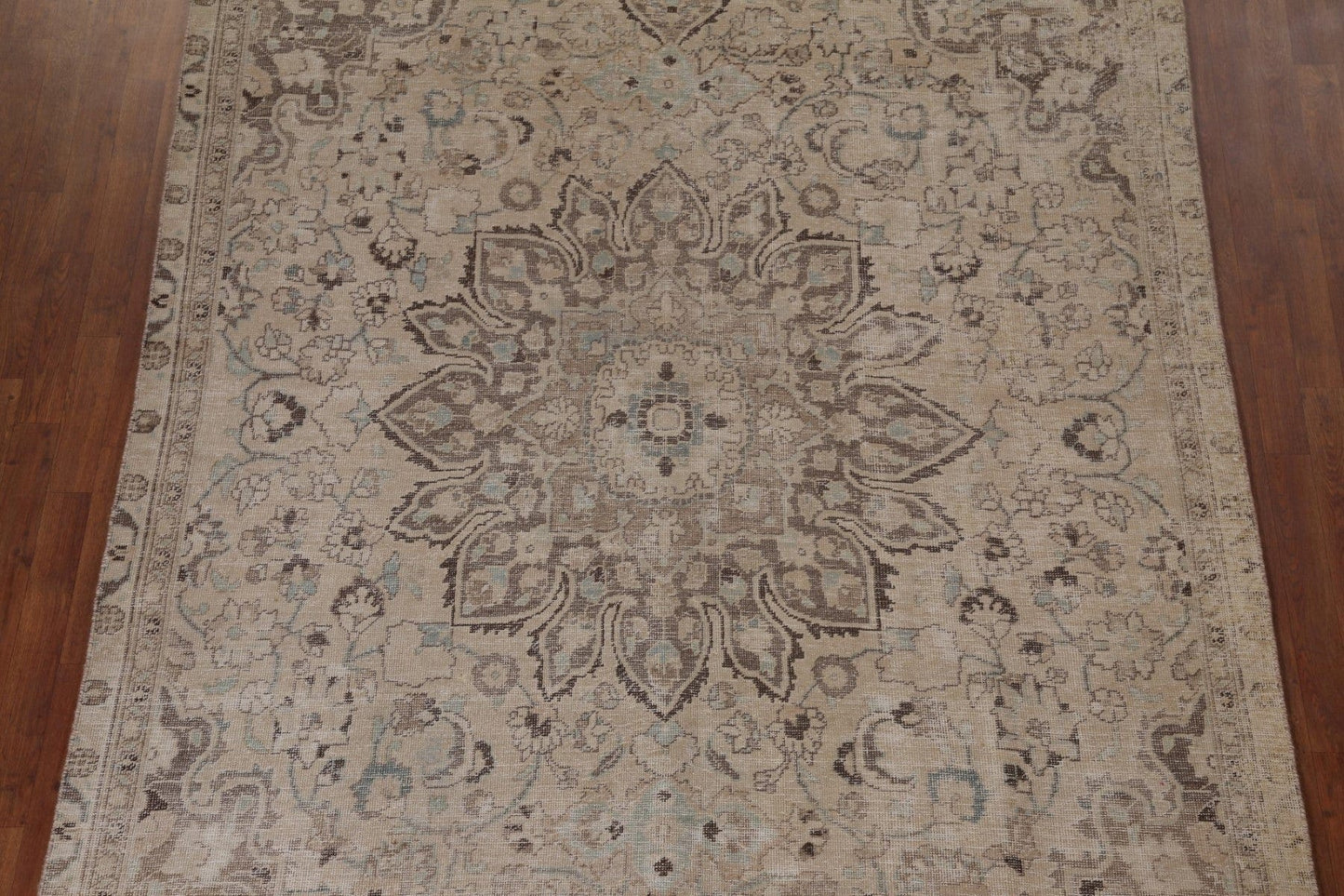 Distressed Tabriz Persian Area Rug 7x10