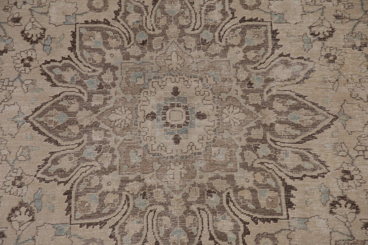 Distressed Tabriz Persian Area Rug 7x10