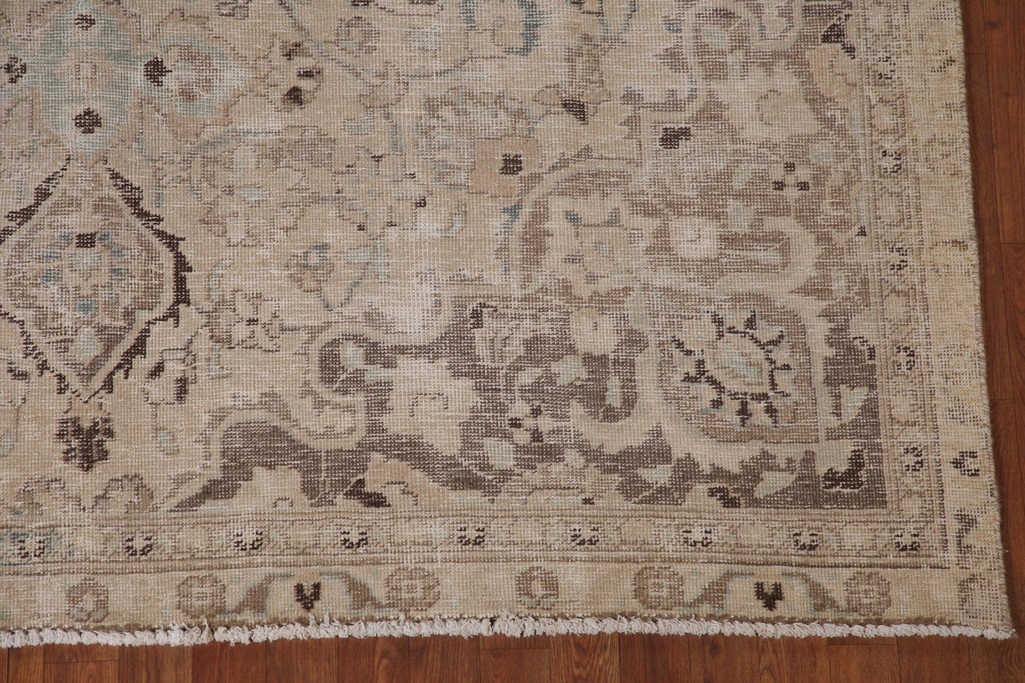 Distressed Tabriz Persian Area Rug 7x10