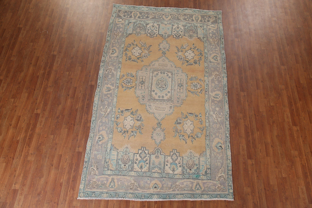 Geometric Tabriz Persian Area Rug 6x10