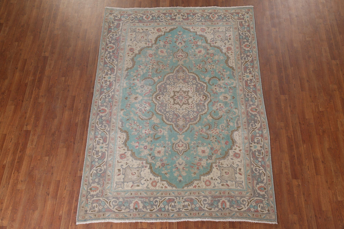 Over-Dyed Tabriz Persian Area Rug 6x9