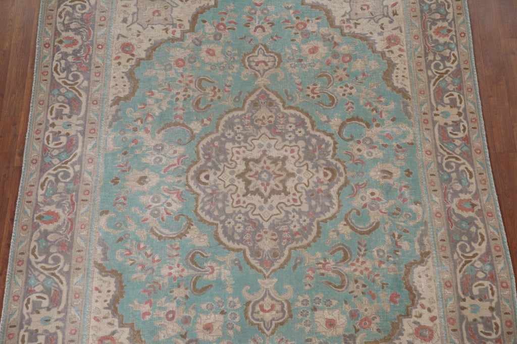 Over-Dyed Tabriz Persian Area Rug 6x9