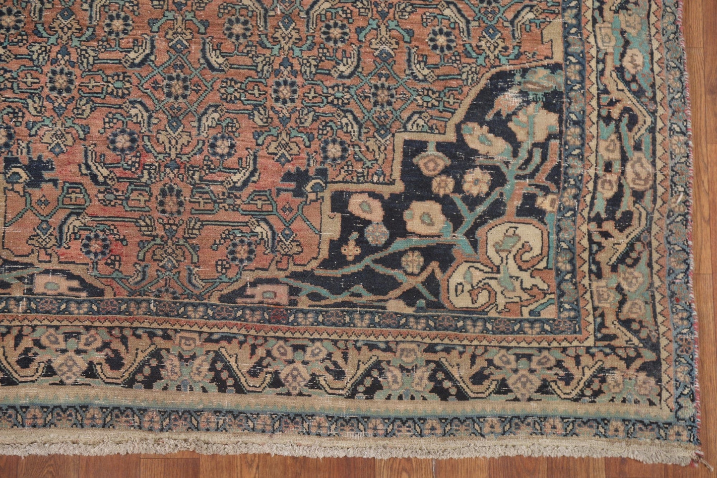 Vintage Bidjar Persian Area Rug 5x8
