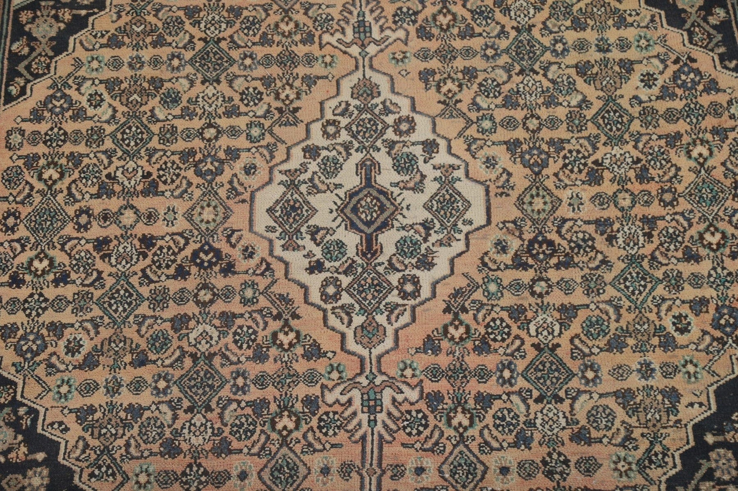 Geometric Hamedan Persian Area Rug 9x12