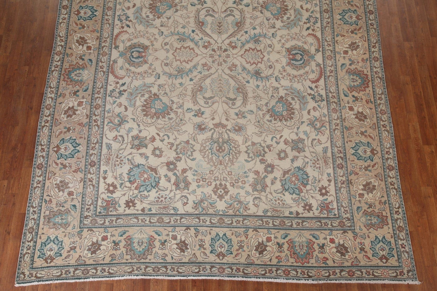 Floral Tabriz Persian Area Rug 9x13